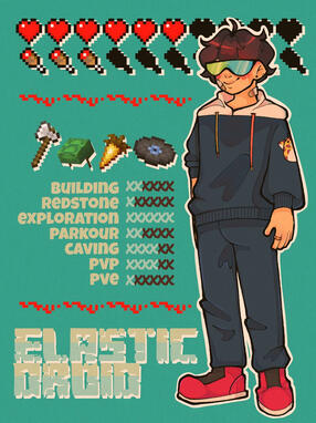 droid minecraft poster