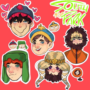 south park main 4 doodles